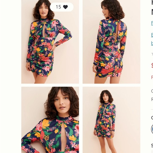 Anthropologie Dresses & Skirts - Anthropologie Floral Mini Dress - Multicolor